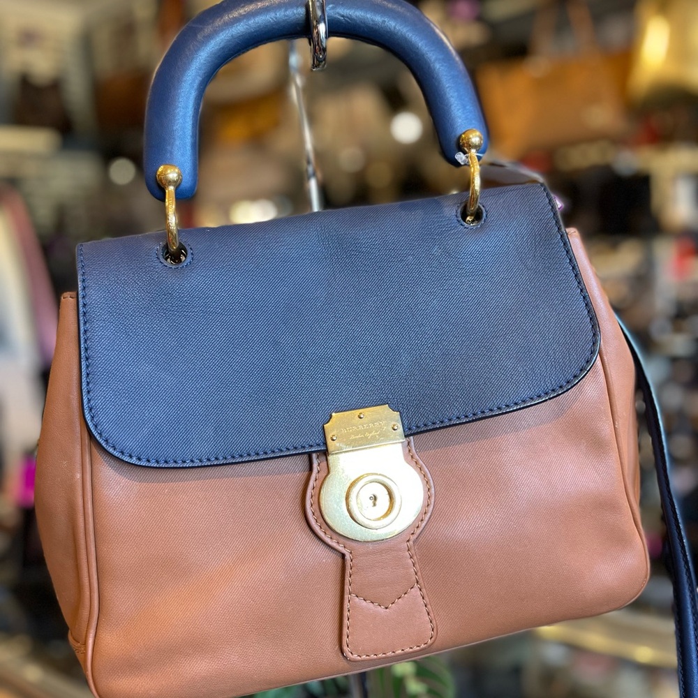Burberry DK88 Top Handle Crossbody Handbag